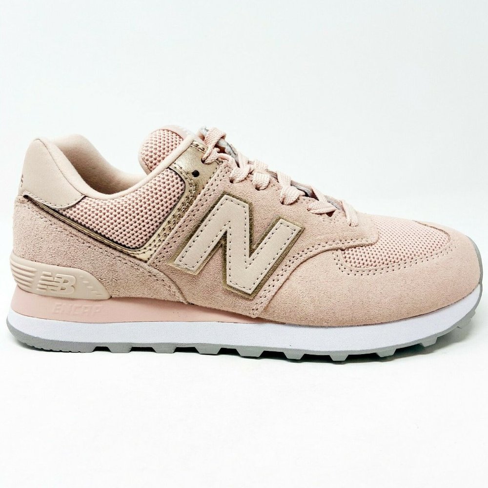 New Balance 574 Oyster Pink Womens Casual Sneakers
